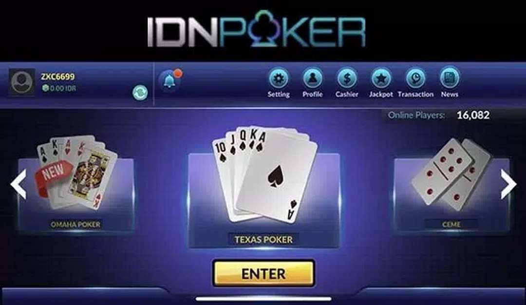 IDN POKER chuyên cung cấp các sản phẩm game bài và cá cược online