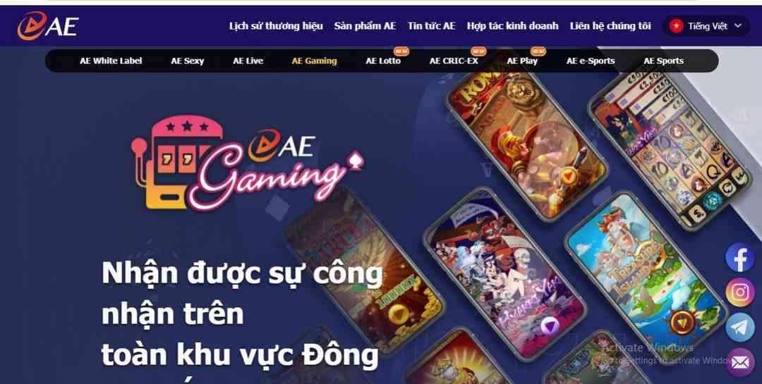 AE Gaming khẳng định vị thế xuất sắc với khách hàng